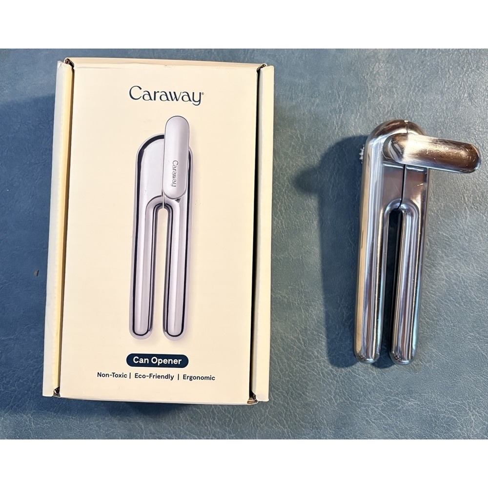 Caraway Premium Can Opener - Non Toxic Stainless Steel - Eco-Friendly Ergonomic